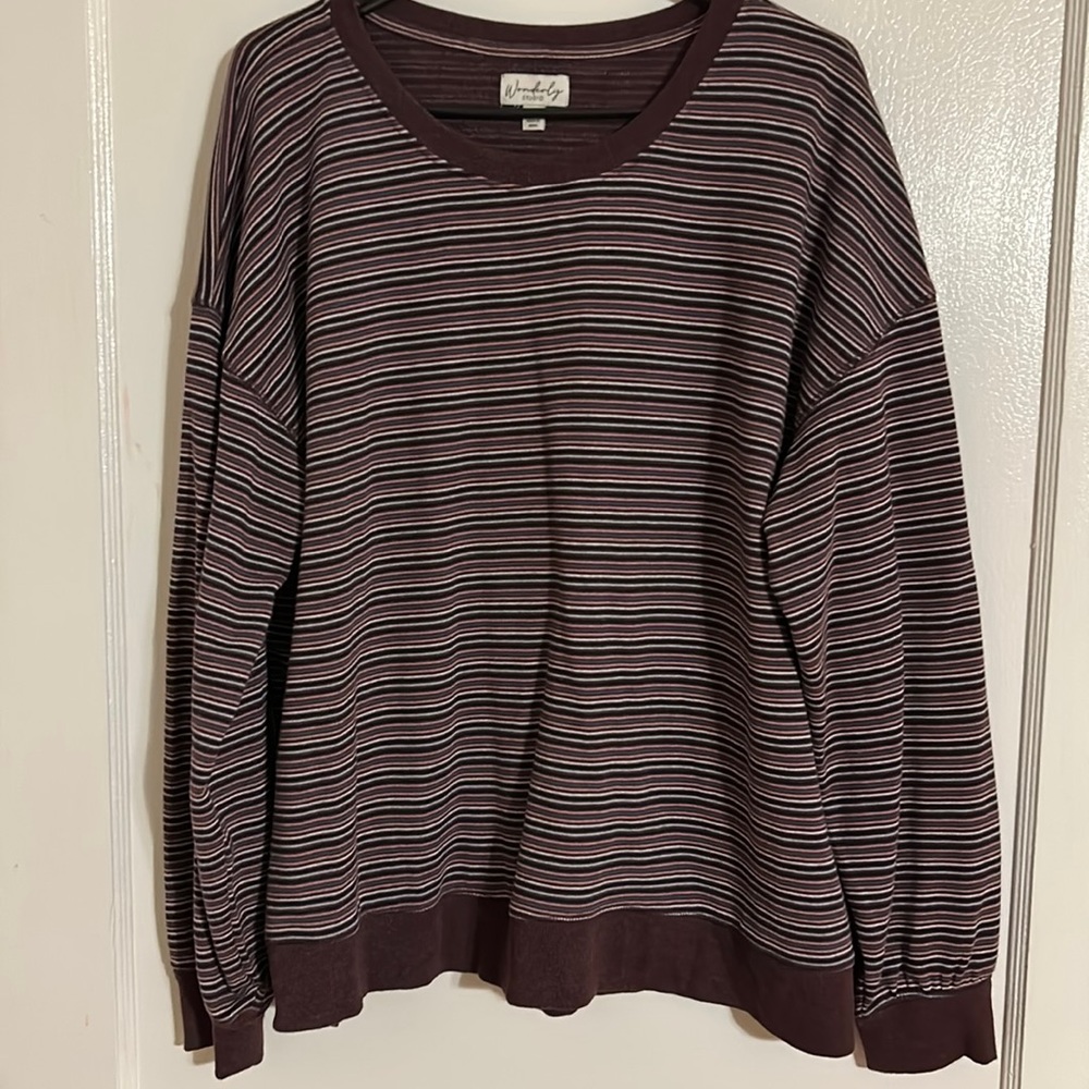 Striped sweatshirt